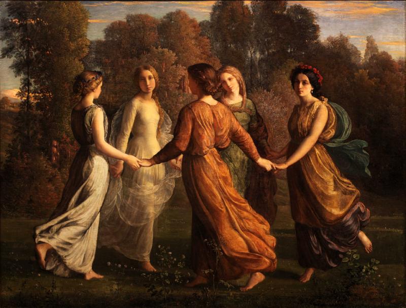 Louis Janmot Poem of the Soul Sunrays oil painting picture